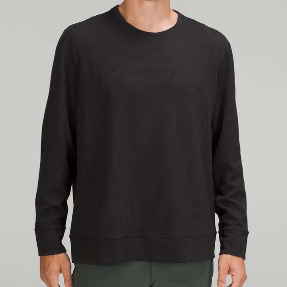 Lululemon Shift Stitch Crew Black M3DTZS  size medium NWT - Picture 1 of 5